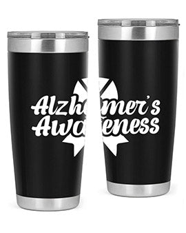 alzheimers awareness 124#- alzheimers- Tumbler