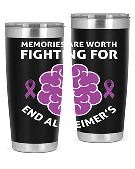 alzheimers awareness style 34#- alzheimers- Tumbler