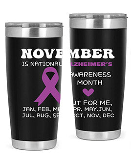 alzheimers awareness style 51#- alzheimers- Tumbler