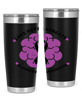 alzheimers awareness style 95#- alzheimers- Tumbler