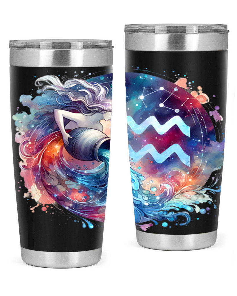 aquarius 90#- zodiac- Tumbler