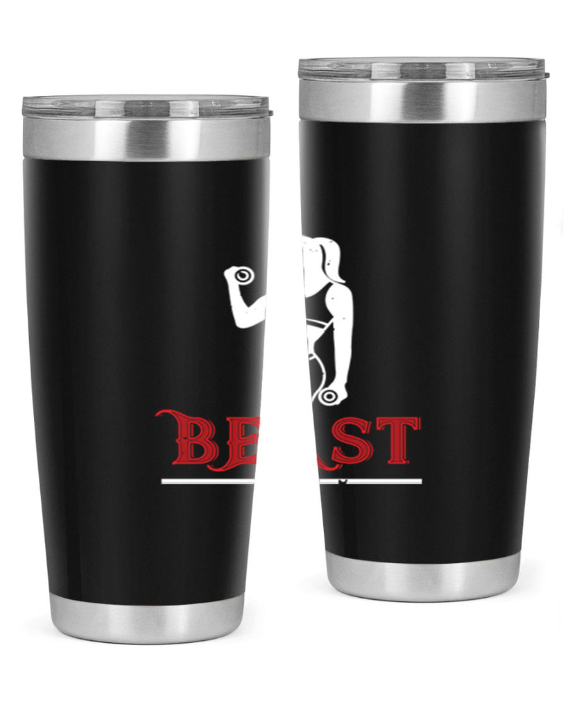 beast 102#- gym- Tumbler