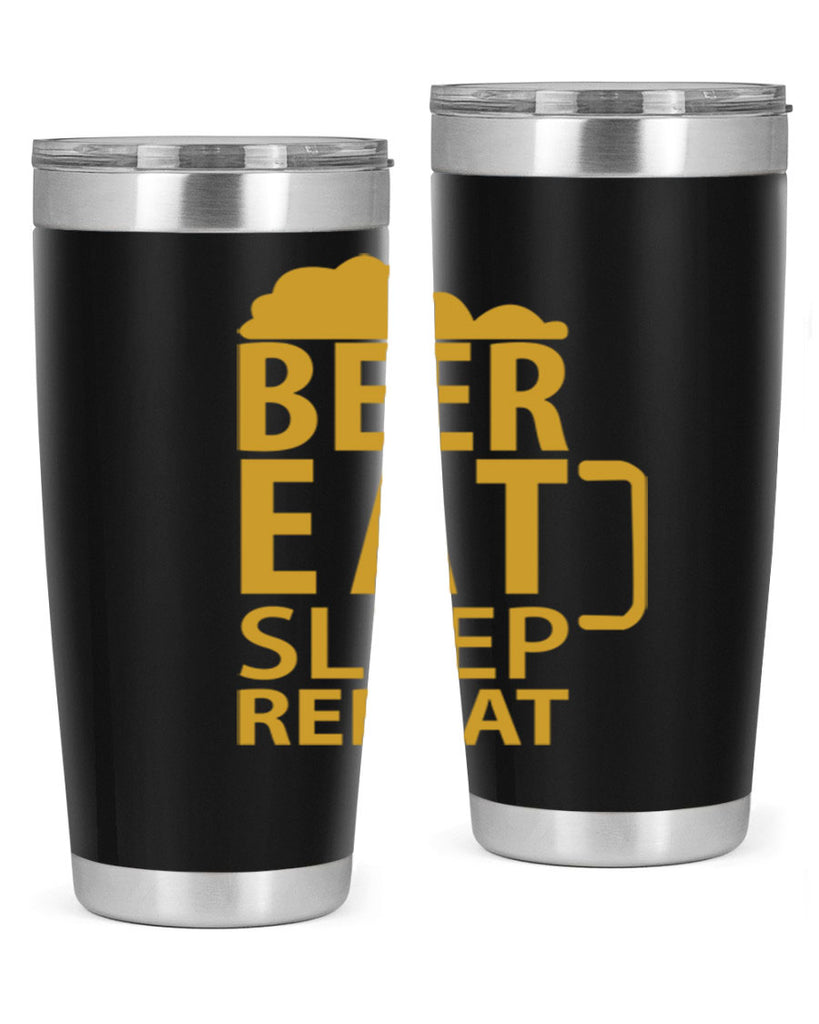 beer eat sleep 109#- beer- Tumbler