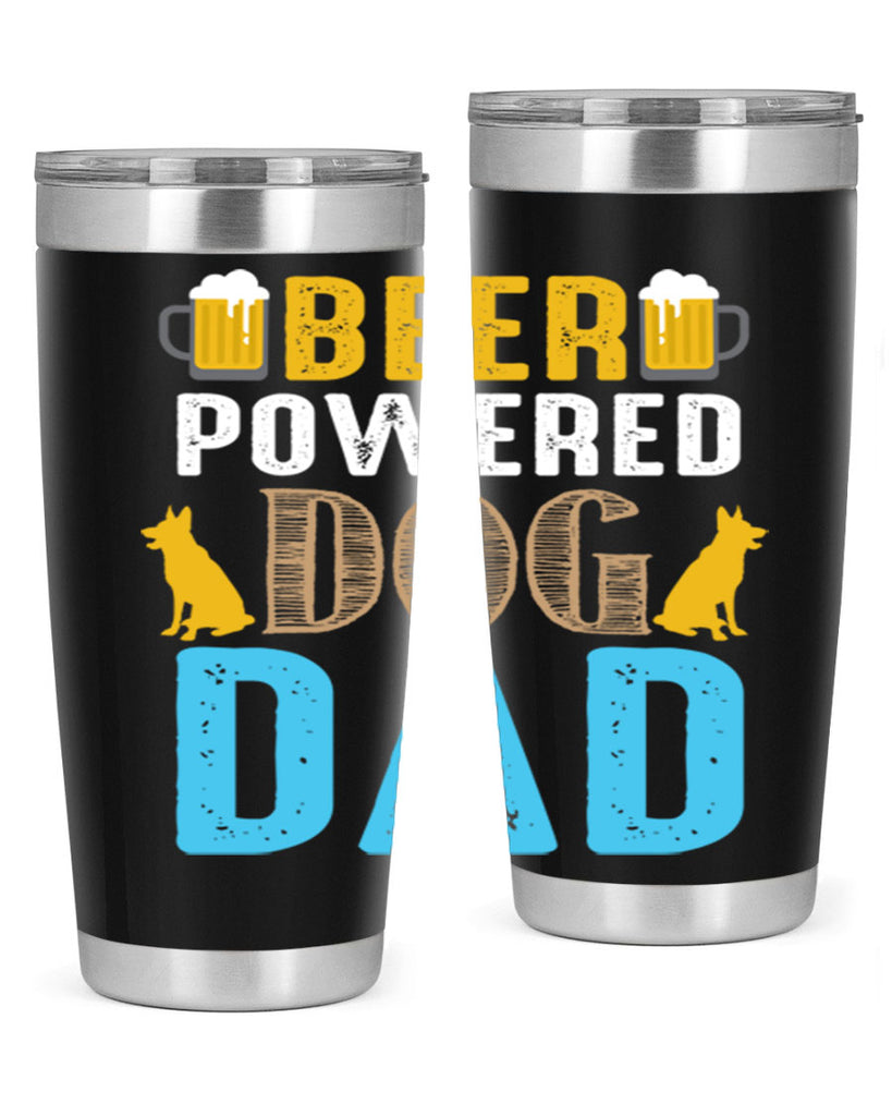 beer power dog dad 145#- beer- Tumbler