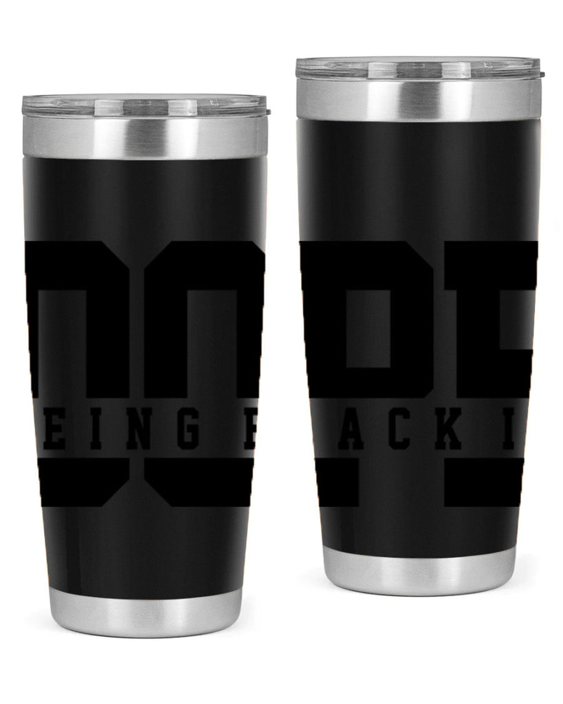 being black is dope 260#- black words phrases- Cotton Tank
