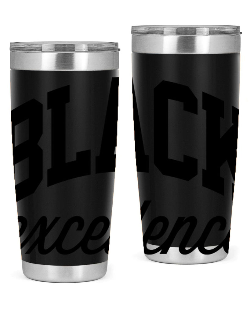 black excllence  211#- black words phrases- Cotton Tank