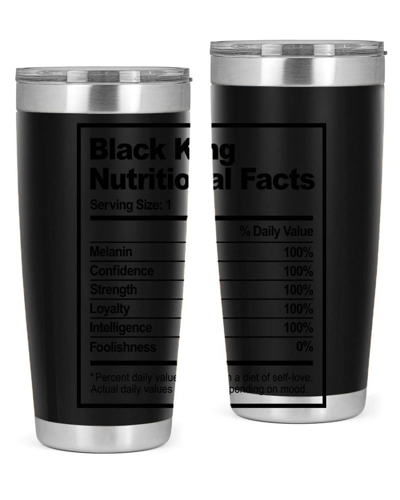 black king nutritional facts 231#- black words phrases- Cotton Tank