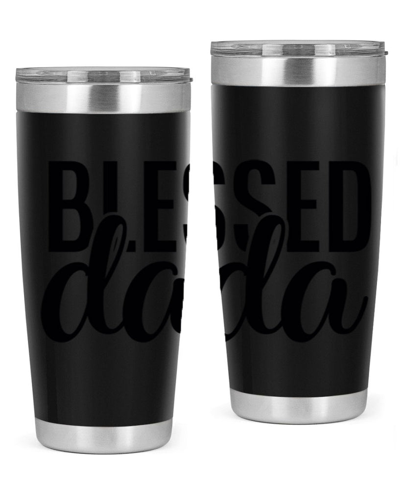 blessed dada 34#- dad- Tumbler