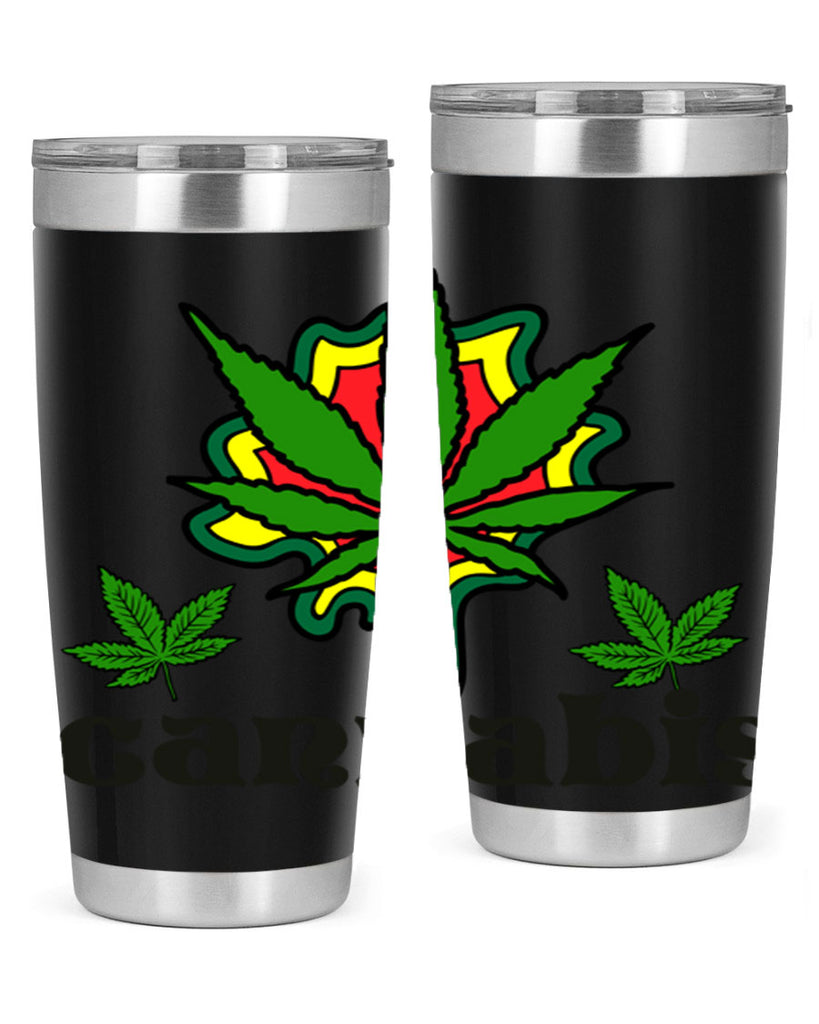 cannabis a 39#- marijuana- Tumbler