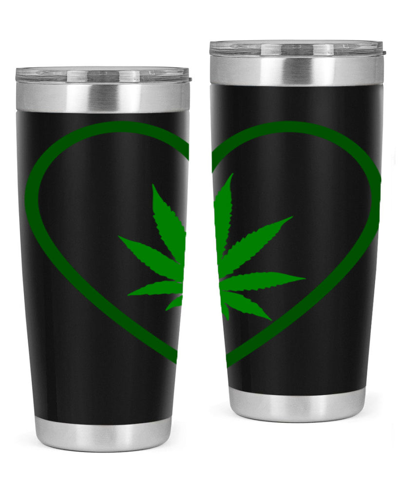 cannabis art 42#- marijuana- Tumbler