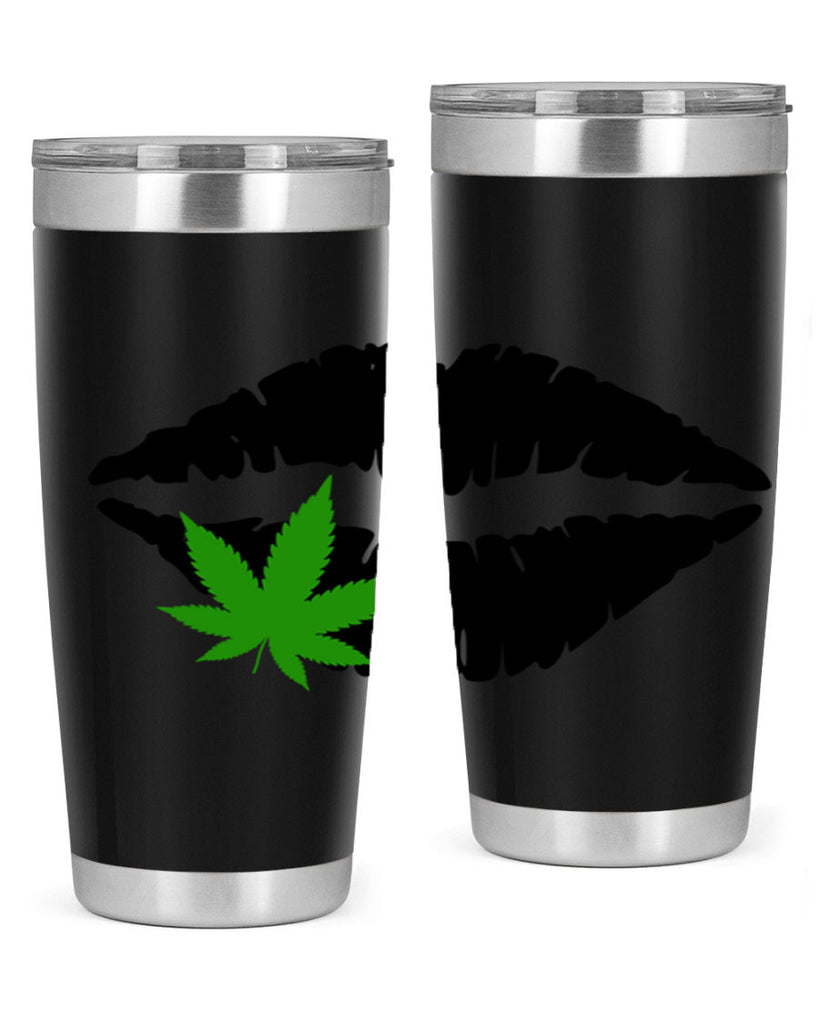 cannabis lips 47#- marijuana- Tumbler