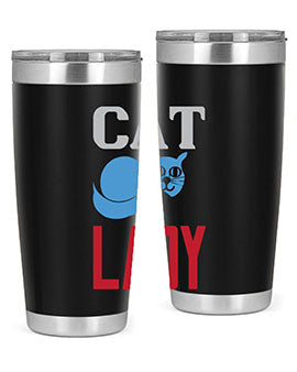cat lady Style 31#- cat- Tumbler