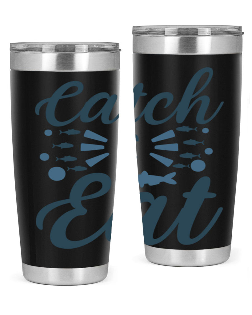 catch eat 173#- fishing- Tumbler