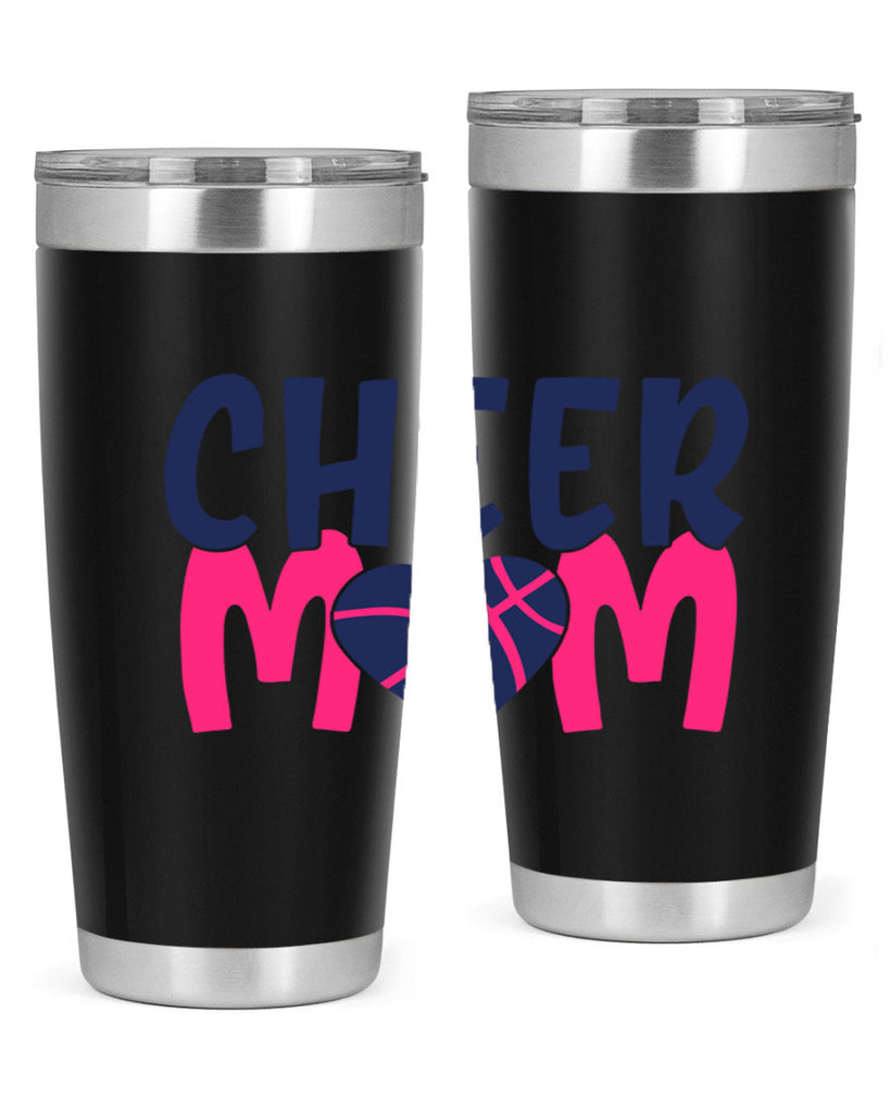 cheer mom 1746#- cheer- Tumbler