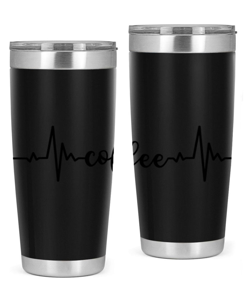 coffee heartbeat 246#- coffee- Tumbler