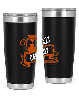 crazy cat lady Style 43#- cat- Tumbler