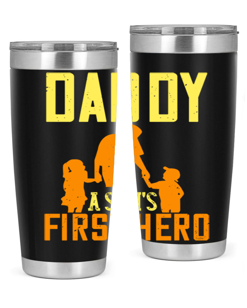 daddy a sons first hero 249#- fathers day- Tumbler