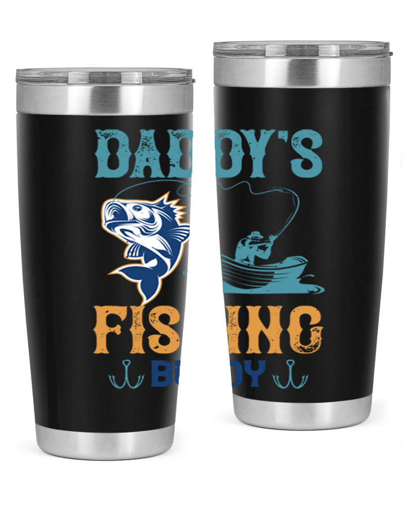 daddy’s fishing buddy 166#- fishing- Tumbler