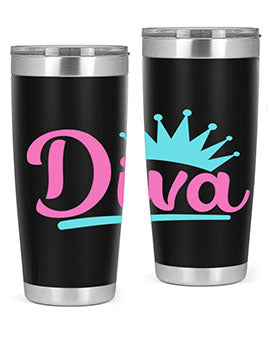 diva Style 121#- dog- Tumbler