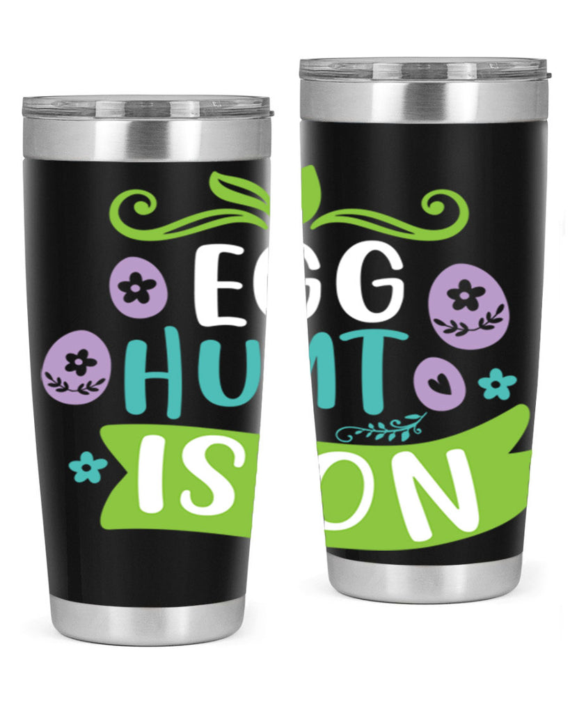 egg hunt is onn 95#- easter- Tumbler