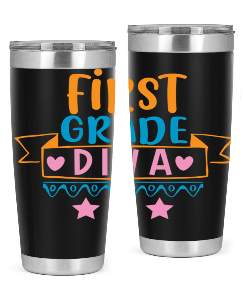 first grade diva 23#- 1st grade- Tumbler