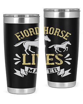 fjord horse lives matter Style 54#- horse- Tumbler