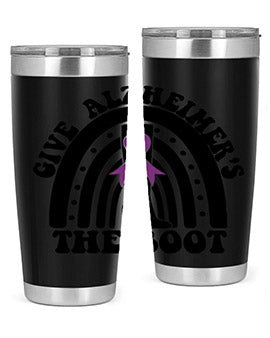 give alzheimer s the boot 154#- alzheimers- Tumbler