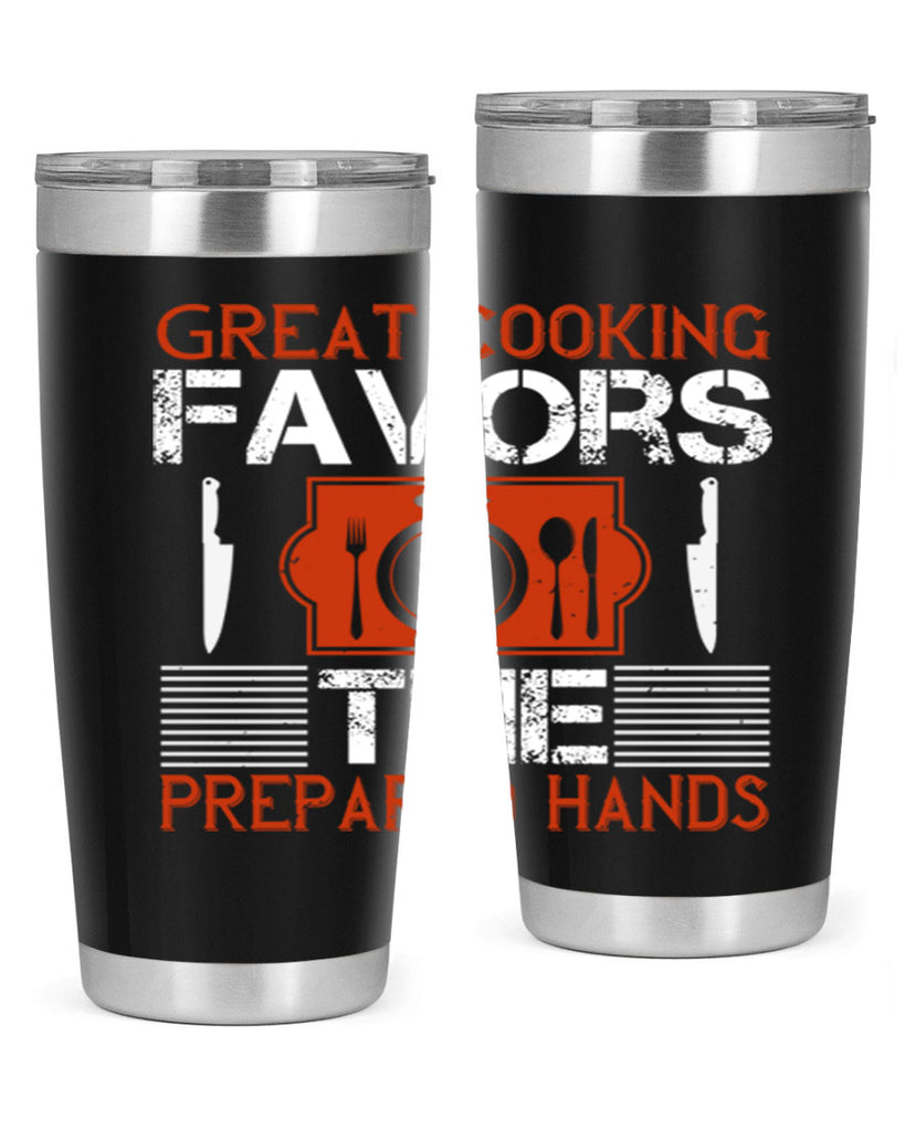 great cooking favors the prepared hands 37#- cooking- Tumbler