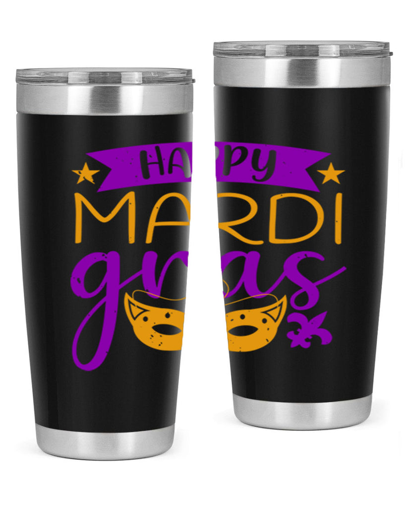 happy mardi gras 70#- mardi gras- Tumbler