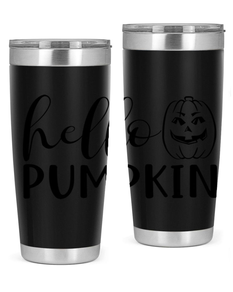 hello pumpkin 287#- fall- Tumbler