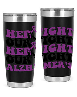 her fight is our fight alzheimer s 156#- alzheimers- Tumbler