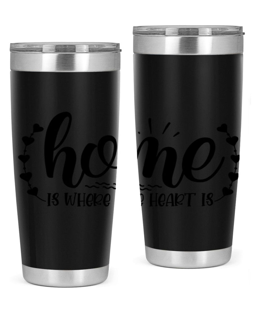 home is where the heart is 38#- home- Tumbler