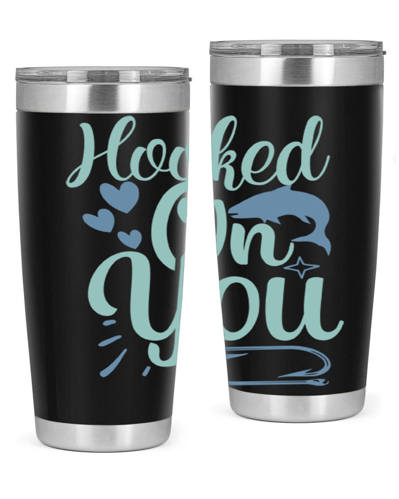 hooked on you 215#- fishing- Tumbler