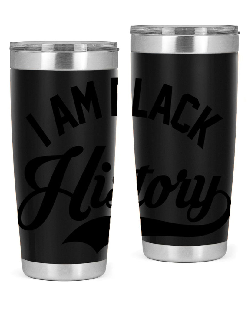 i am black  history 118#- black words phrases- Cotton Tank