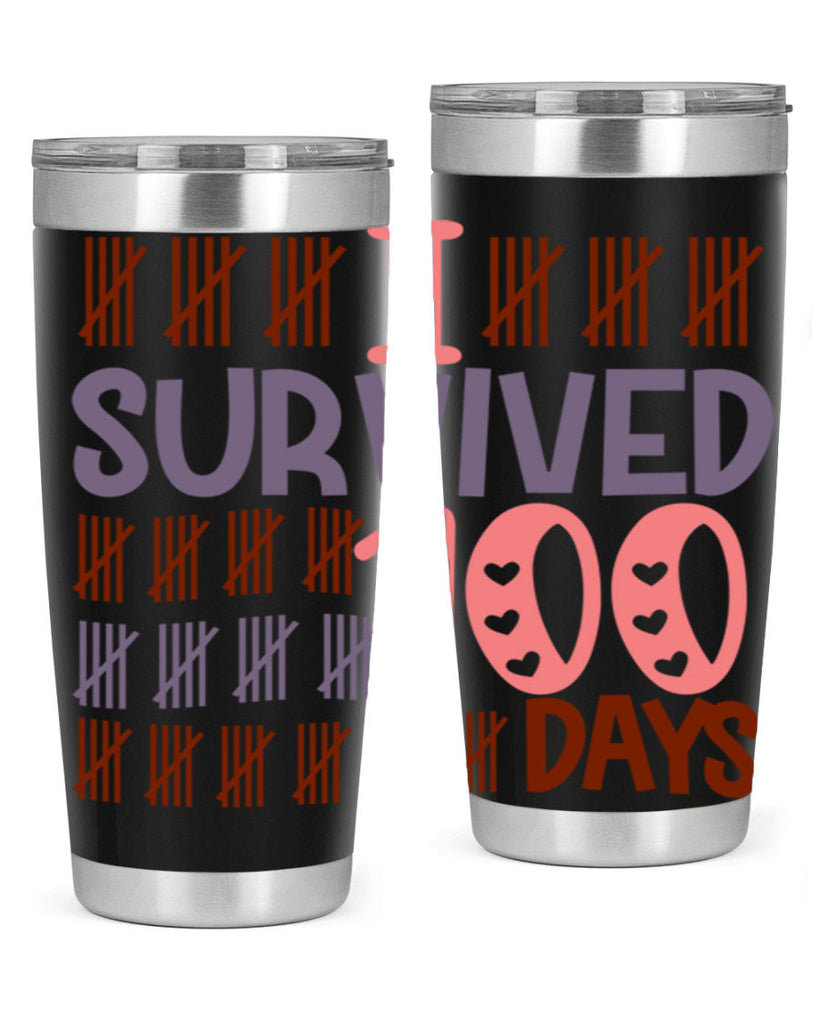 i survived 100 days 13#- 100 days of school- Tumbler