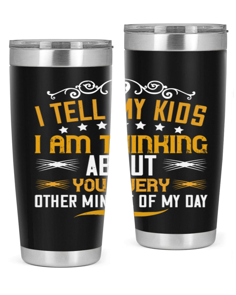 i tell my kids 151#- mom- Tumbler