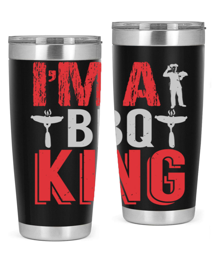 im a bbq king 34#- bbq- Tumbler