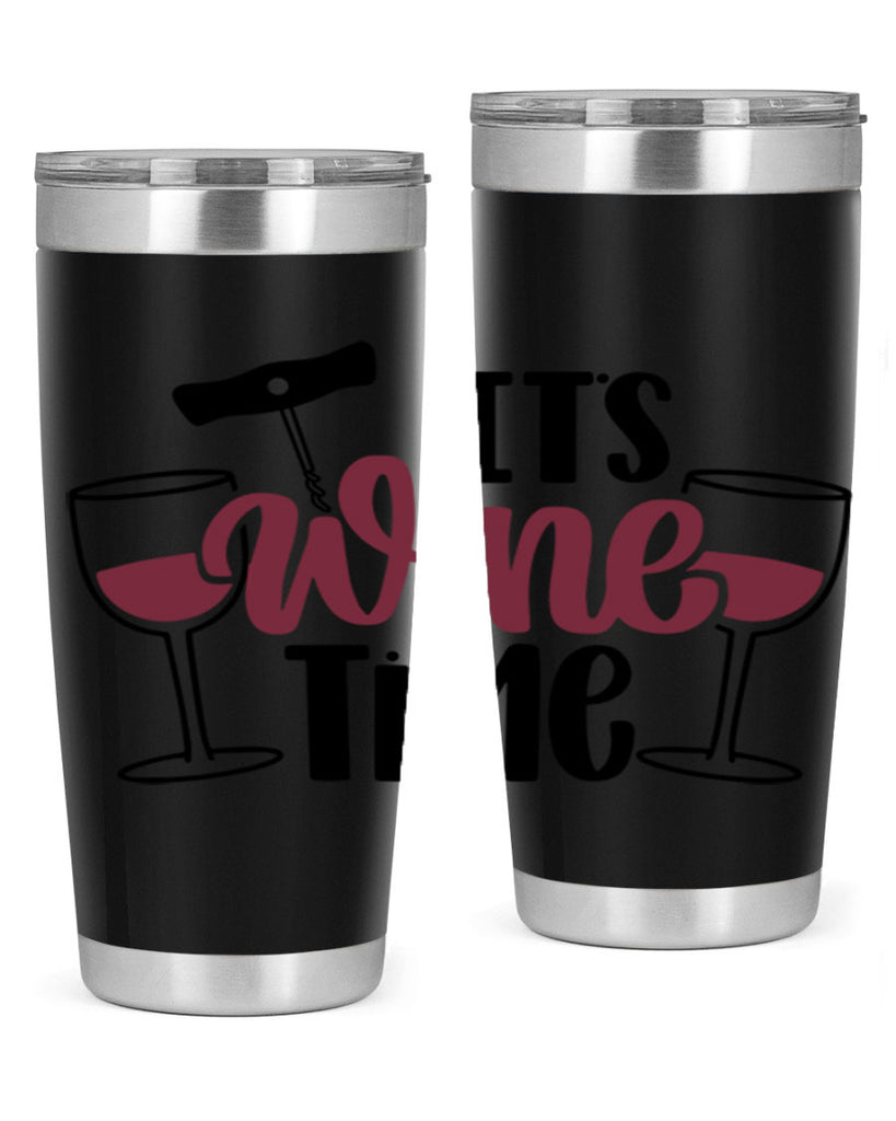 its wine time 46#- wine- Tumbler