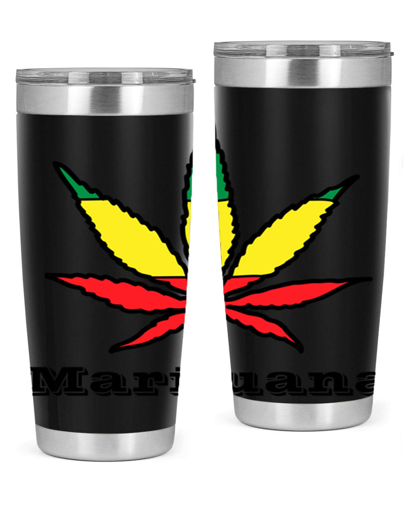 jamican cannabis 164#- marijuana- Tumbler