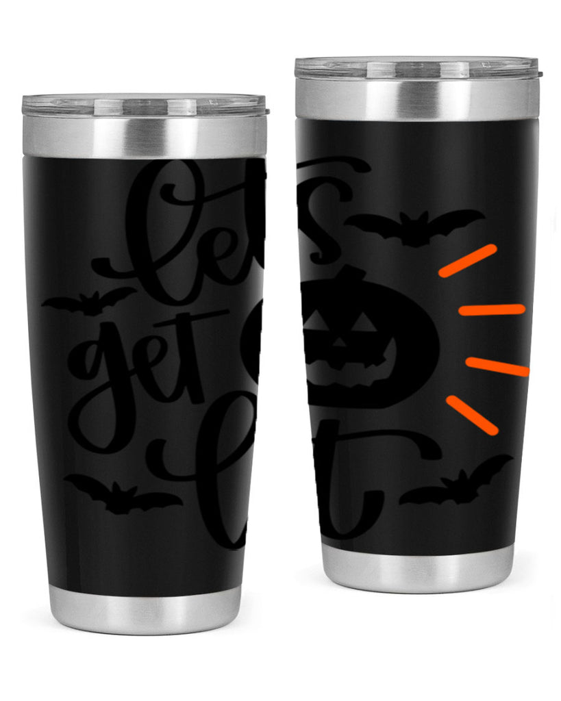 lets get lit 48#- halloween- Tumbler