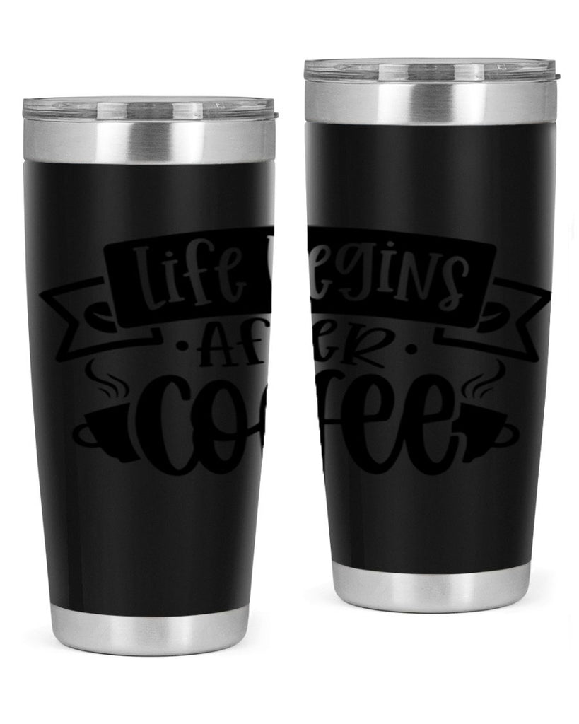 life begins after coffee 78#- coffee- Tumbler