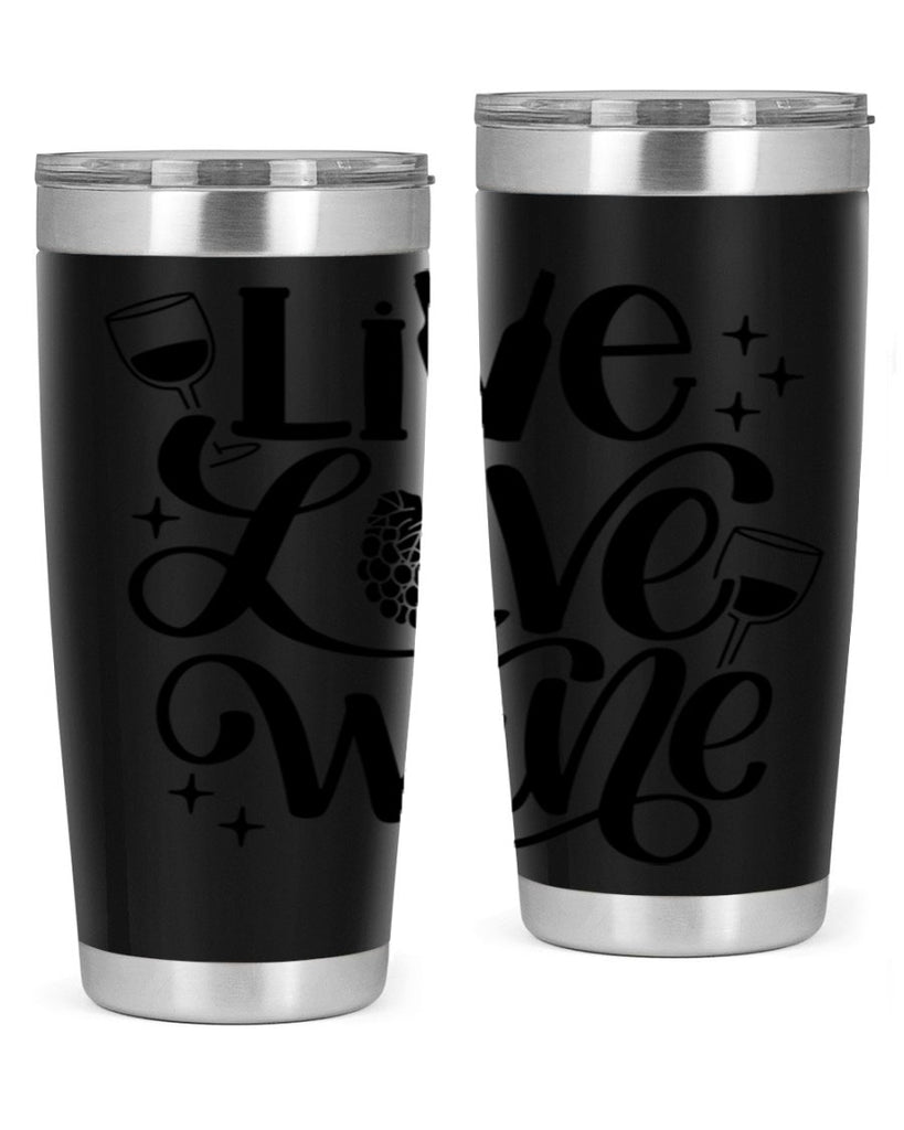 live love wine 43#- wine- Tumbler