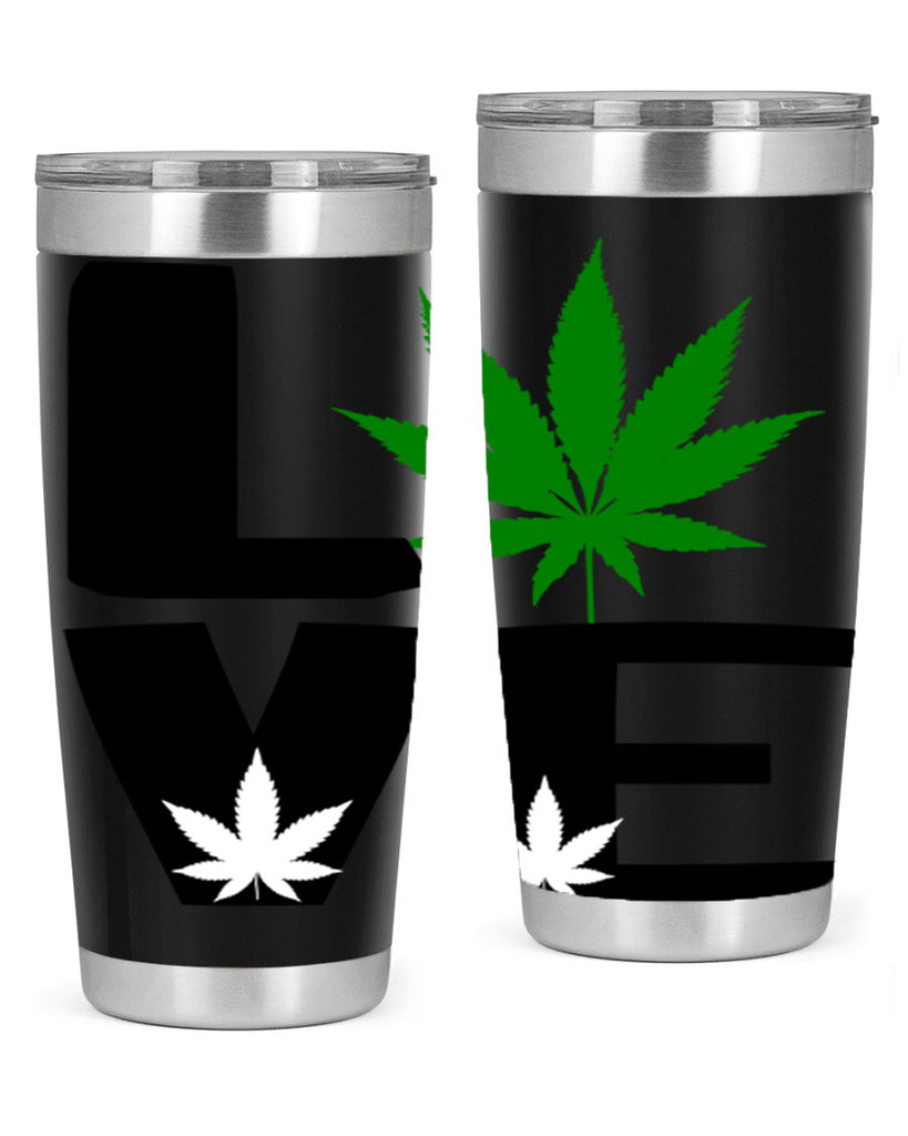 love cannabis 191#- marijuana- Tumbler