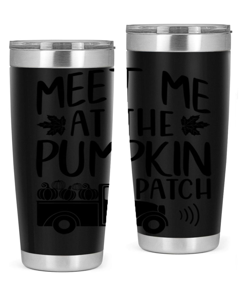 meet me at the pumpkin patch 423#- fall- Tumbler