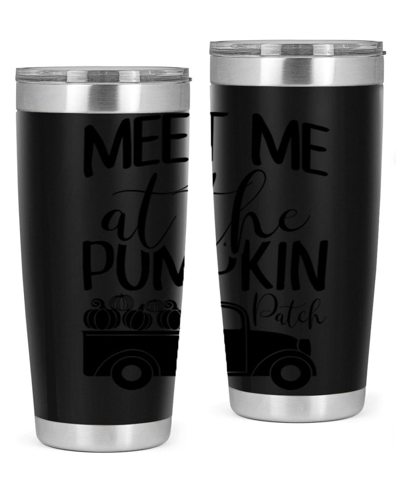 meet me at the pumpkin patch 424#- fall- Tumbler