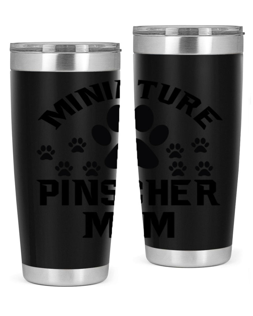 miniature pinscher mom 129#- mom- Tumbler