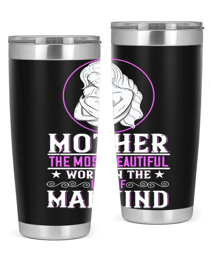 mother the most beautiful word on the lips of mankind 102#- mom- Tumbler