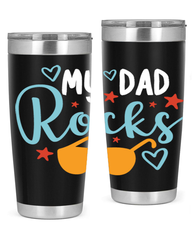 my dad rocks 83#- fathers day- Tumbler