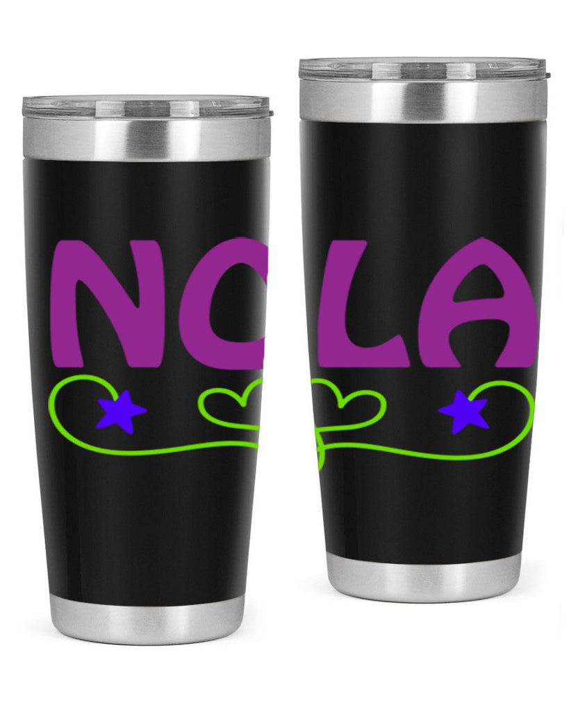 nola 5#- mardi gras- Tumbler