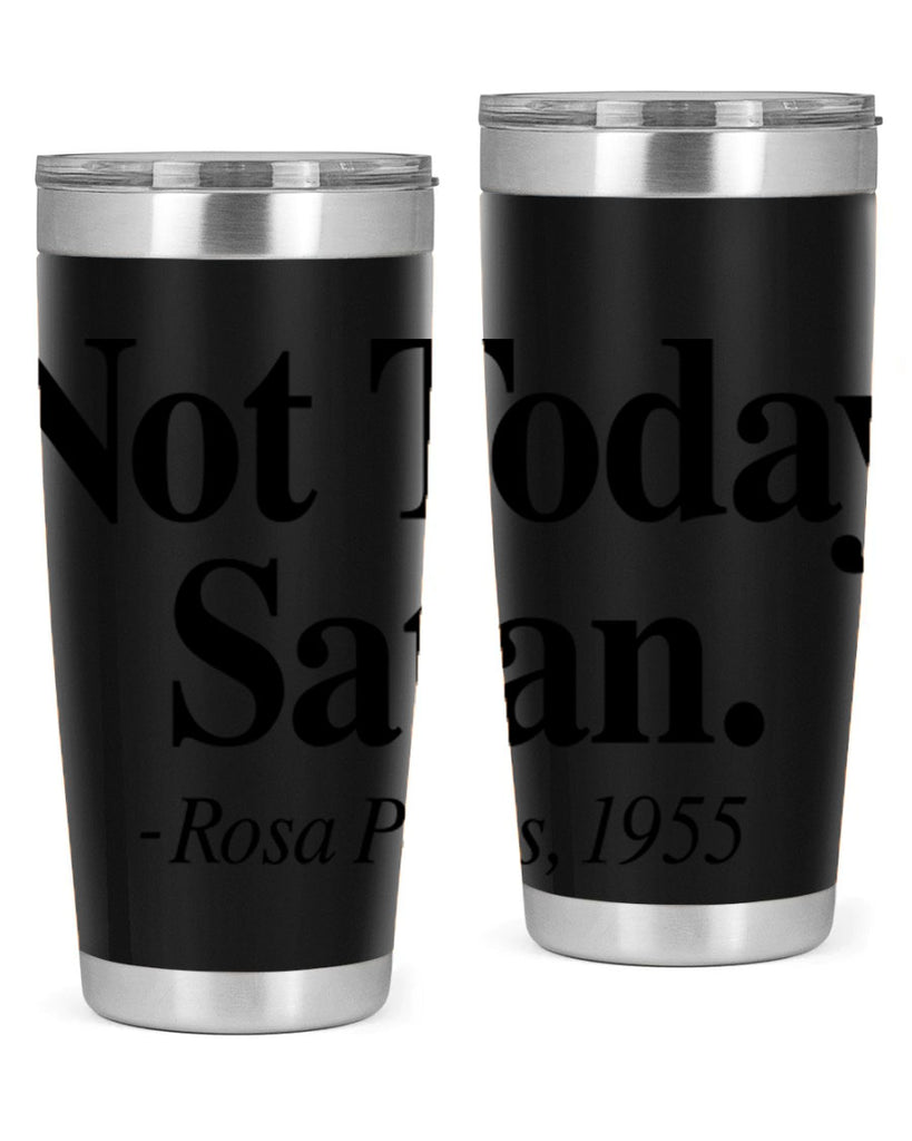 not today satan rosa parks 59#- black words phrases- Cotton Tank